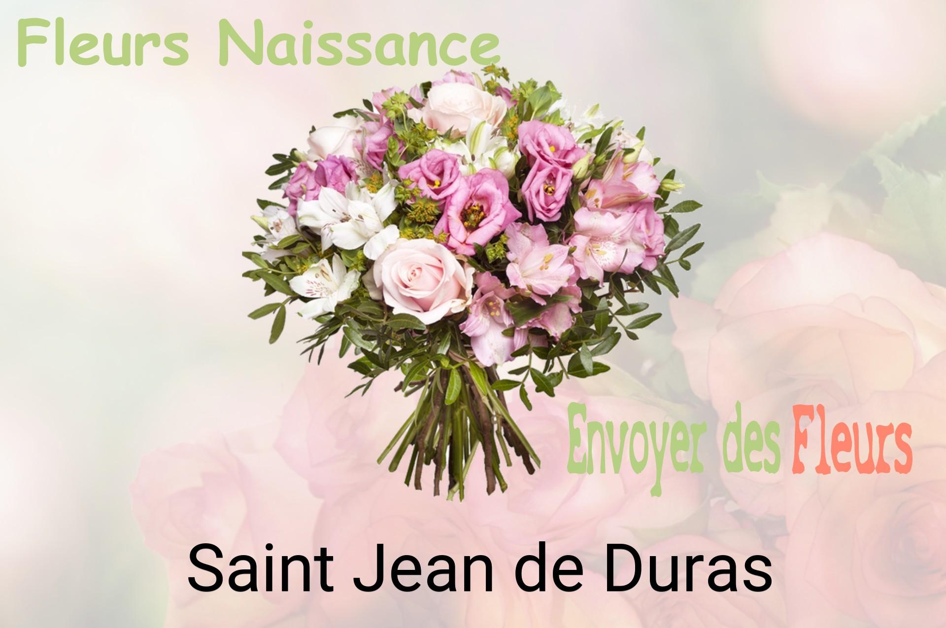 Bouquet de fleurs de naissance livré à Saint-Jean-de-Duras